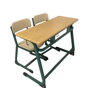 2 personnes Salle de classe de l'école <span class=keywords><strong>primaire</strong></span> enfants <span class=keywords><strong>bureau</strong></span> et chaise d'étudiant en plastique fabriqué à guangzhou - Product Image 1