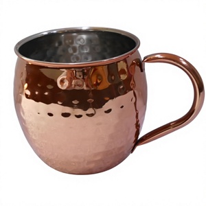 Moscow Mule Mug <b>Outside</b> Color With Pipe Handle for <b>bar</b> and Restaurant at Wholesale Price Stainless Steel - Product Image 1