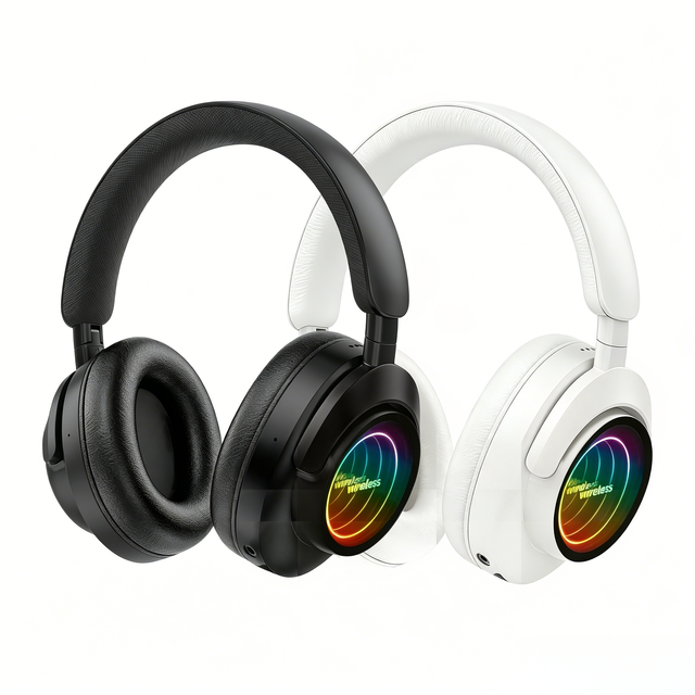 Over-Ear Headphones Infinity Mirror RGB LED Light Low Latency RGB Layered Design Dynamic Driver Active Noise Cancellation (ANC)