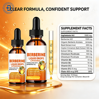 Berberine HCl Liposomale OEM Liquide 60ml – Complément Cutané – Gouttes de Berberine Liposomale pour la Santé Immunitaire, Digestive et Cardiaque