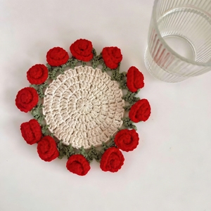 FLYING-Sous-Verres en Macramé Tissé Boho Napperons Absorbants Faits à
