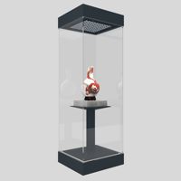 Vitrine à parfums et bijoux LED écologique avec design durable
