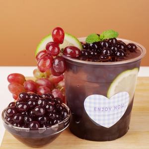 도매 신선한 포도 맛 즉시 터지는 보바 진주 대량/병/가방/상자 포장 설탕 첨가제 - Product Image 3
