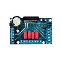 TDA7388 Papan Amplifier Mobil 4 Saluran 4X41W Bahan ABS Mendukung Suara Stereo Surround Kelas Audiophile