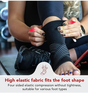 Attelle de cheville unisexe réglable et respirante avec logo personnalisé pour hommes et femmes, protection contre les entorses et la douleur <span class=keywords><strong>au</strong></span> <span class=keywords><strong>pied</strong></span>, vente en gros - Product Image 3