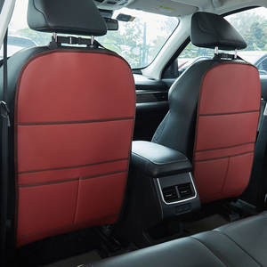Tapis de protection universel en cuir YECAI pour dossier de <span class=keywords><strong>siège</strong></span> de voiture, imperméable, anti-salissures, avec poche de rangement pour enfants, facile à nettoyer, luxe - Product Image 3
