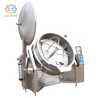Mélangeur de cuisson industriel 50-600L |   Marmite à bouillir |   Marmite à double enveloppe inclinable automatique avec agitateur pour la production de sauces et de confitures