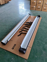 Marchepieds latéraux de luxe en alliage d'aluminium noir, ensemble complet XLY pour Hilux Vigo 2012-2014