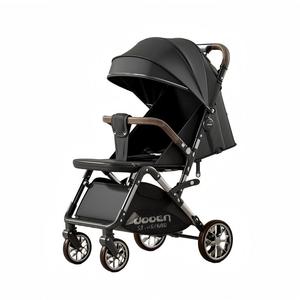 Cochecito <span class=keywords><strong>de</strong></span> Bebé Ligero <span class=keywords><strong>de</strong></span> Aluminio con Ruedas con Amortiguación, Silla <span class=keywords><strong>de</strong></span> Paseo Plegable para Bebés con Bandeja y Portavasos para Viajes - Product Image 1