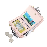 Dompet Wanita Jialing Mewah Merk Terkenal Bahan Kulit PU Resleting Rantai Dompet Ponsel Tipis Minimalis Poliester Tahan Air