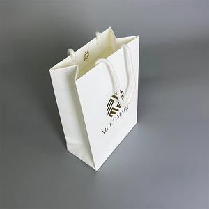 Sacchetti di Carta Personalizzati, Borse Regalo All'Ingrosso, Lussuose Buste Bianche per Abbigliamento, Scarpe, Vestiti, Packaging con Logo Stampato, Accessori, Vino - Product Image 2