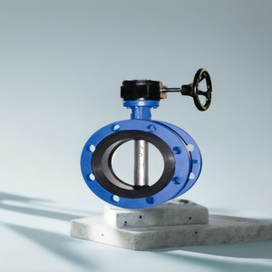 Butterfly Valve Ductile Iron Flanged 4 Inch Manual Water Oil Media Room Temperature Atmospheric Pressure - Product Image 3