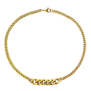 قلادة سلسلة من الفولاذ المقاوم للصدأ 316L من نوع واحد 11 من سلسلة واسعة قلادة ساحرة قلادة ضيقة 18 بوصة إكسسوارات مجوهرات معدنية بسيطة - Product Image 5