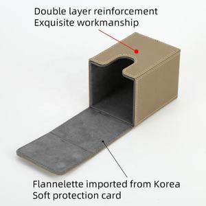    Boîte de rangement portable en cuir PU pour cartes de jeu de société, 100 aimants, pour cartes TCG YuGiOh - Product Image 3