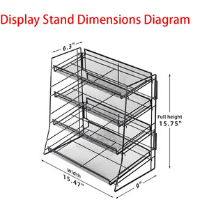 Apache tùy chỉnh Countertop kim loại snack hiển thị thực phẩm Rack cho cửa hàng bán lẻ - Product Image 2