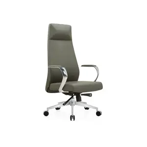 The latest use of ergonomic plush swivel leather office chair for sale