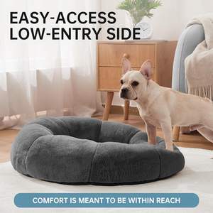 Cama Ortopédica para Perros y Gatos Calming Donut, Funda Extraíble, Base Antideslizante, Pelaje Corto y Suave, Duradera, Impermeable, para Animales Pequeños - Product Image 2