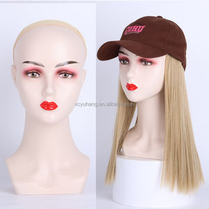Tête de mannequin réaliste professionnelle en PP à long cou avec épaules et maquillage pour présentation de perruques – Vente en gros à prix réduit - Product Image 2