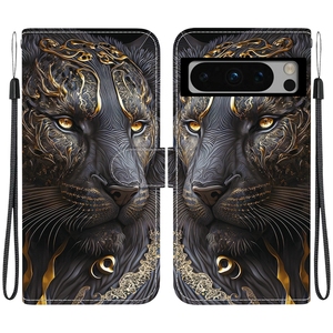 Thời trang Bướm hoa da Wallet trường hợp đối với Google <span class=keywords><strong>Pixel</strong></span> 9 Pro XL 9A 8 8A 7 7A 6 6A 5 XL 5A 4A dây đeo lật <span class=keywords><strong>Panda</strong></span> điện thoại Bìa - Product Image 3