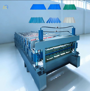 Macchina per Formatura Lamiere in Acciaio HuaKun con Motore a Ingranaggi e Controllo Automatico per Produzione di Lamiere Ondulate a Uno/Due/Tre Strati - Product Image 2