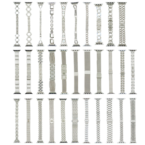 HuaMJ Cinturino per <span class=keywords><strong>Apple</strong></span> <span class=keywords><strong>Watch</strong></span> Starlight Ultra 2023, Popolare Nuovo Modello 38 40 41 42 44 45 49mm in <span class=keywords><strong>Acciaio</strong></span> Inossidabile - Product Image 2