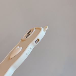 Coque de téléphone 3D Love pour <span class=keywords><strong>iPhone</strong></span> 16 <span class=keywords><strong>Pro</strong></span> Max avec oreille d'ours pour <span class=keywords><strong>iPhone</strong></span> 15 13 <span class=keywords><strong>14</strong></span> Housse de protection de téléphone souple mate avec sensation de peau - Product Image 4