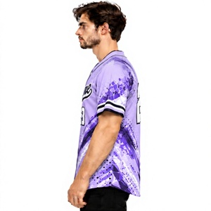 เสื้อเบสบอลแขนตัดต่อสั่งทำขายส่ง เสื้อกีฬาฤดูร้อน ชุดยูนิฟอร์มทีมกีฬาสำหรับผู้ชาย ผู้หญิง และเยาวชน แบบสั่งทำพิเศษ OEM - Product Image 2
