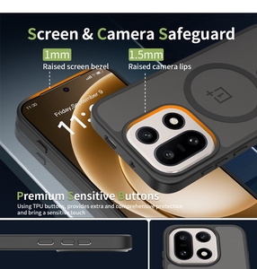 Custodia di Lusso Traslucida per <span class=keywords><strong>Telefono</strong></span> con Anello Magnetico Sensazione Pelle per OnePlus 15 5G <span class=keywords><strong>Cover</strong></span> Personalizzata - Product Image 4