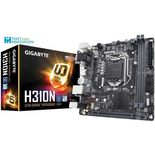 New for Gigabyte GA-H310N DDR4 Intel Motherboard  9th 8th Gen Intel Core I3 I5 I7 CPU  DDR4 DIMM LGA1151  Intel H310 Chipset