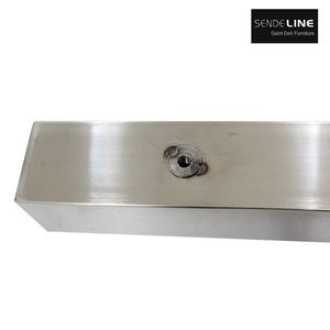 Reposabrazos de acero inoxidable de alta calidad, accesorios <span class=keywords><strong>para</strong></span> barbería, silla de salón de belleza, estilo moderno, peluquería al por mayor - Product Image 3