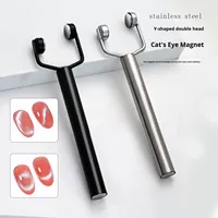Aimant en forme de Y pour ongles, aimant puissant pour vernis gel œil de chat, accessoires de manucure DIY 3D en forme de cœur pour salon et usage domestique