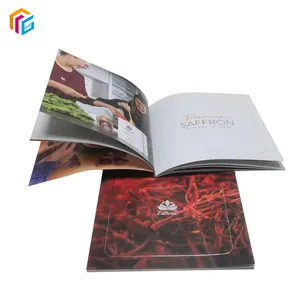 Factory Price Matte Lamination Art Paper Offset Printing Softcover Perfect Binding Custom Brochure Printing