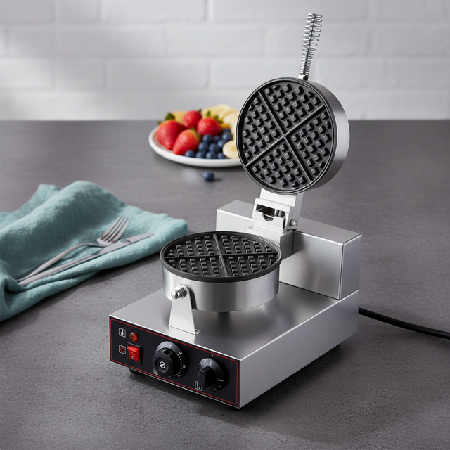 Round Waffle Maker Multifunctional Pancake Maker, Waffle Maker, Breakfast Machine, Sandwich Maker