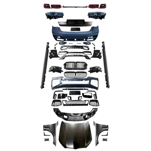 Ricambi auto PP abs adatto per <span class=keywords><strong>BMW</strong></span> serie 7 <span class=keywords><strong>G11</strong></span> 2016-2019 refit 2020 kit carrozzeria nuovo aspetto con paraurti fari cofano - Product Image 6