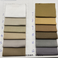 Tissu sergé en coton peigné haute densité avec 3 % de spandex pour pantalons cargo, 260 g/m², 3 % de spandex, 97 % de coton, tissu satiné drill