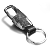 Porte-clés de voiture pour hommes, nouveau pendentif personnalisé, taille, cadeaux promotionnels, haute qualité, cuir, métal, alliage de Zinc