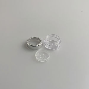 Frasco de polvo suelto de plástico cosmético vacío transparente al por mayor respetuoso con el medio ambiente 3G 5G 10g 15G 20G 30g personalizado con tamiz - Product Image 3