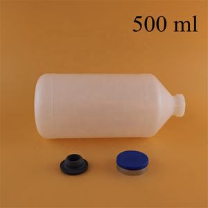 중국산 고무 캡이 있는 500mL 플라스틱 약국용 백신 주사병 - Product Image 3