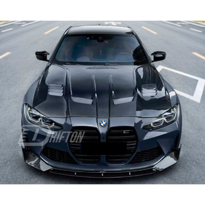 ฝากระโปรงคาร์บอนไฟเบอร์แบบมีช่องระบายอากาศรุ่นใหม่ CMST สำหรับ BMW G80 G81 M3 G82 G83 M4 ปี 2020-2024 สีดำ ป้องกันรังสียูวี - Product Image 2