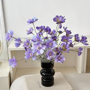 Fleurs artificielles Yasunobu Cosmos en soie polyester, branche unique, décoration de bureau pour salon, accessoires de photographie de mariage - Product Image 4