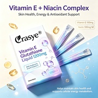 L-Glutathion Liposomal Liquide Marque Blanche 1200mg Vitamine C E Niacine Acide Hyaluronique Anti-Âge Éclaircissant Végétalien Sans OGM