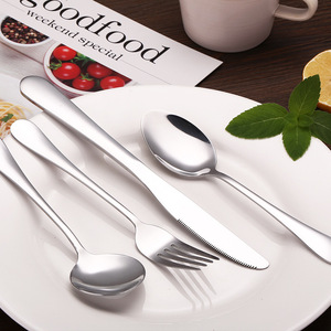 Hiện Đại Thép Không Gỉ Flatware Set Nhà Hàng Dao Kéo Bao Gồm Bạc Thìa Dĩa Dao Ở Mức Giá Thấp Cho Các Bên Và Nhà - Product Image 3