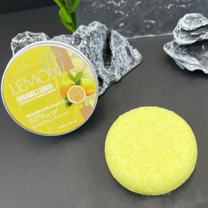 Savon Shampoing au Citron Fait Main Anti-Pelliculaire Rafraîchissant Nettoyant pour le Cuir Chevelu Nourrissant Soins des Cheveux Ingrédients Biologiques Sans Huile de Silicone - Product Image 4