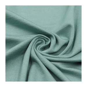 ผ้าเจอร์ซีย์เนื้อนุ่ม ยืดได้ ผลิตจากเส้นใยไผ่ 95% และสแปนเด็กซ์ 5% คุณภาพสูง เป็นมิตรต่อสิ่งแวดล้อม เหมาะสำหรับเสื้อโปโลเด็กผู้หญิง - Product Image 3