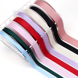 <span class=keywords><strong>Ruban</strong></span> en <span class=keywords><strong>satin</strong></span> double face en polyester et coton, coloré, de haute qualité, pour la décoration de boîtes cadeaux et l'emballage - Vente en gros E-Magic - Product Image 1