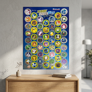 Bluethink Pokemoned Premium Push Pop Ddakji 100PCS/Caja, Juego de Tarjetas Fidget Slap de Papel Recubierto, Juguete Coreano para Niños al por Mayor - Product Image 3