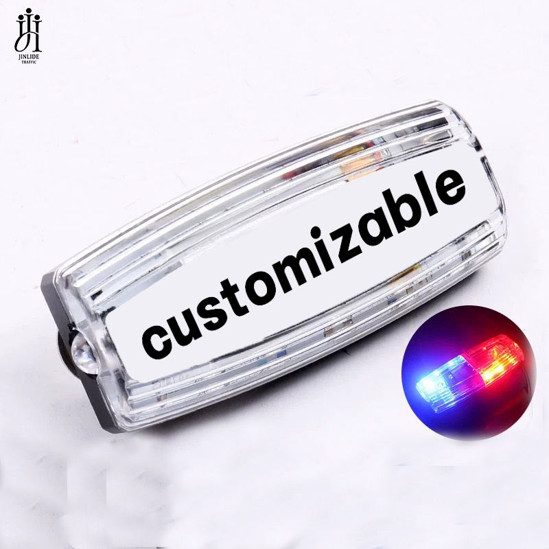 Security Flashes Rechargeable Red Blue Strobe Warning Lights Led Shoulder Lamp Security ...