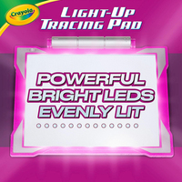 Bloc de dessin en gros, tableau de dessin LED rouge pour enfants, réutilisable, fluorescence, effaçable, bloc de dessin magique éclairé par LED