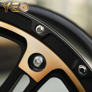 Jantes en alliage forgé <span class=keywords><strong>Wheelman</strong></span> Or et Noir Mat 18 pouces Beadlock Tout-terrain, Nouveauté Direct Usine Chine, Vente Chaude - Product Image 5