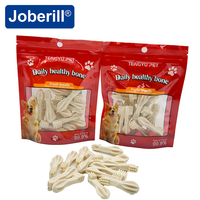 Friandises pour chiens en forme de brosse, saveur lait, à base d'amidon de maïs, pour un nettoyage dentaire en profondeur, la santé de la peau et du pelage, sans céréales, riches en protéines